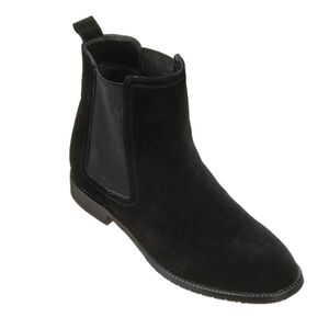CALTO  Invisible Height Increasing Elevator Shoes - Suede Slip-on-2.9" taller